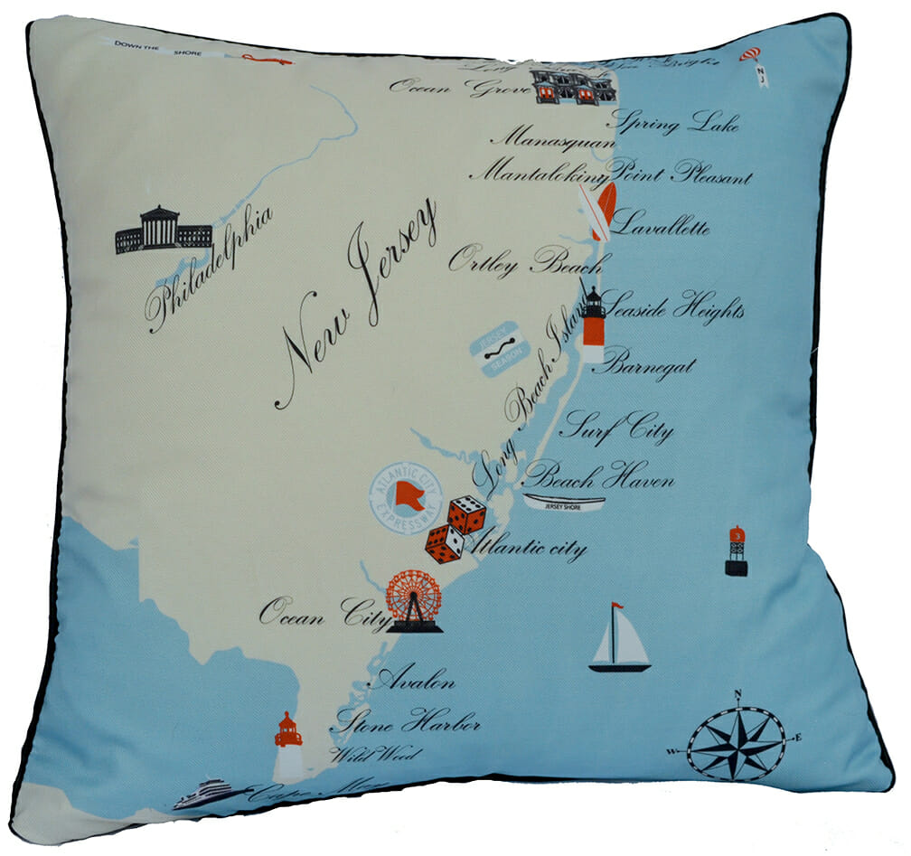 New Jersey Pillow